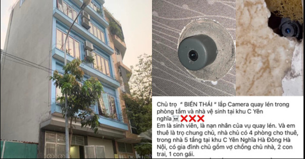 Sốc: Thêm vụ chủ trọ tại Hà Nội lắp camera quay lén trong phòng tắm nữ sinh, thản nhiên thừa nhận “mình lắp lâu rồi”