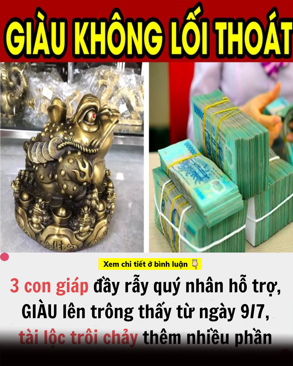 3 con giáp đầy rẫy quý nhân hỗ trợ, GIÀU lên trông thấy từ ngày 9/7, tài lộc trôi chảy thêm nhiều phần