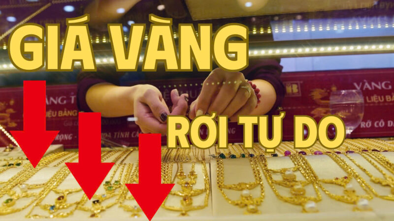 Sáng 19/4, giá vàng trong nước lao dốc mạnh, giảm 6 triệu đồng mỗi lượng