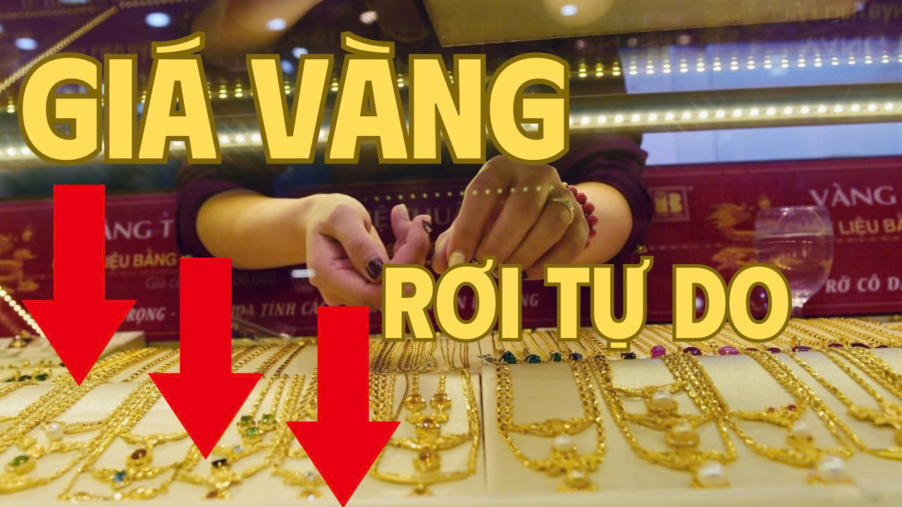 Sáng 19/4, giá vàng trong nước lao dốc mạnh, giảm 6 triệu đồng mỗi lượng