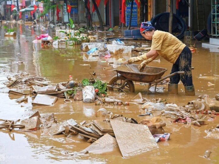 Lũ rút, Thái Nguyên hiện lên với một khung cảnh tan hoang đến xót xa