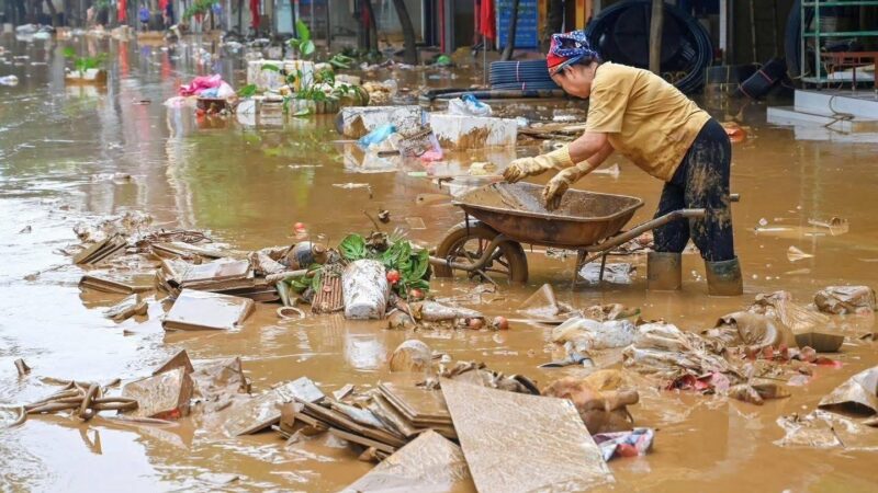 Lũ rút, Thái Nguyên hiện lên với một khung cảnh tan hoang đến xót xa