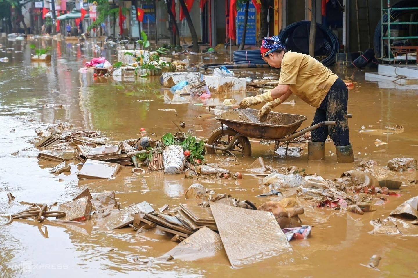 Lũ rút, Thái Nguyên hiện lên với một khung cảnh tan hoang đến xót xa