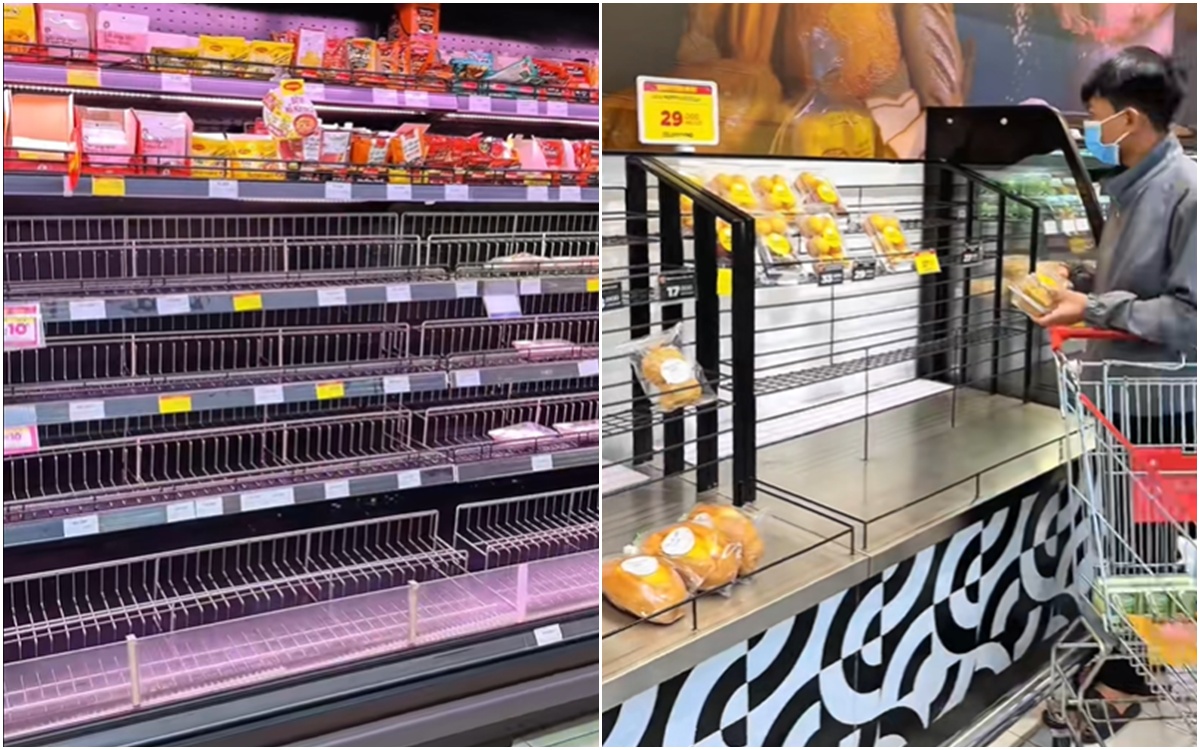 Cảnh tượng “đi mua không sót một thứ gì” trước khi bão cuồng phong Kalmaegi đổ bộ hôm nay!