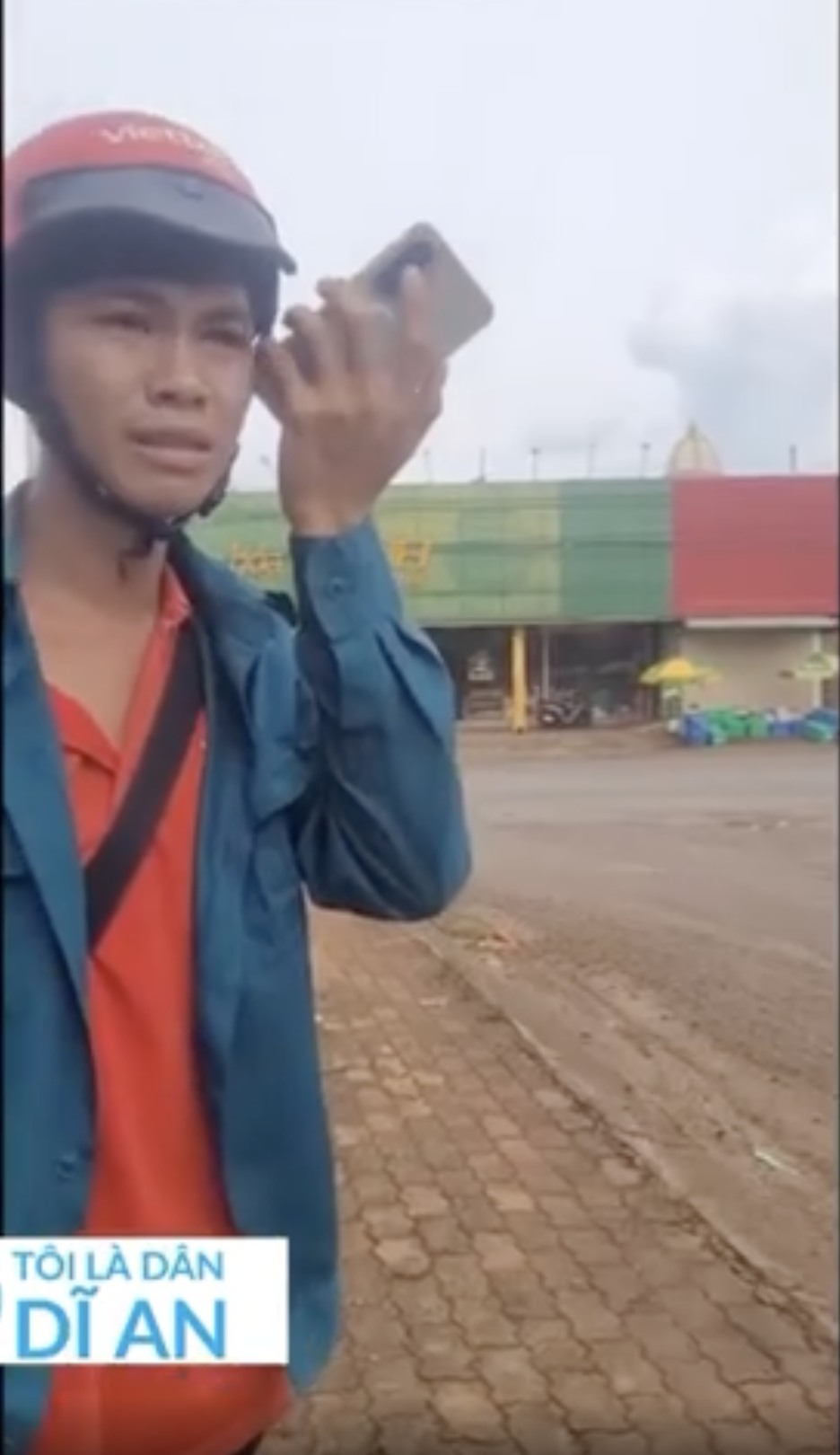 Vừa mua xe 1 ngày thì bị trộm mất khi đang giao hàng, nam shipper ở Đồng Nai bật khóc giữa đường